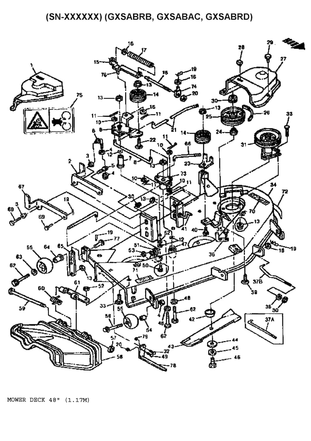 john deere lawn tractor parts diagram