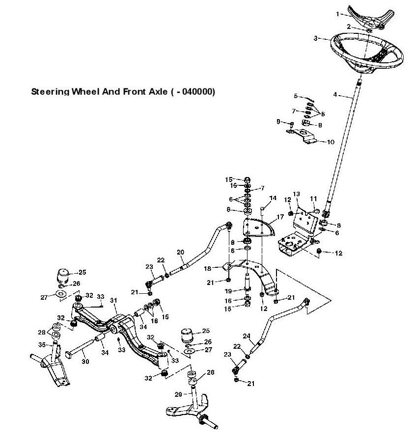john deere x534 parts diagram