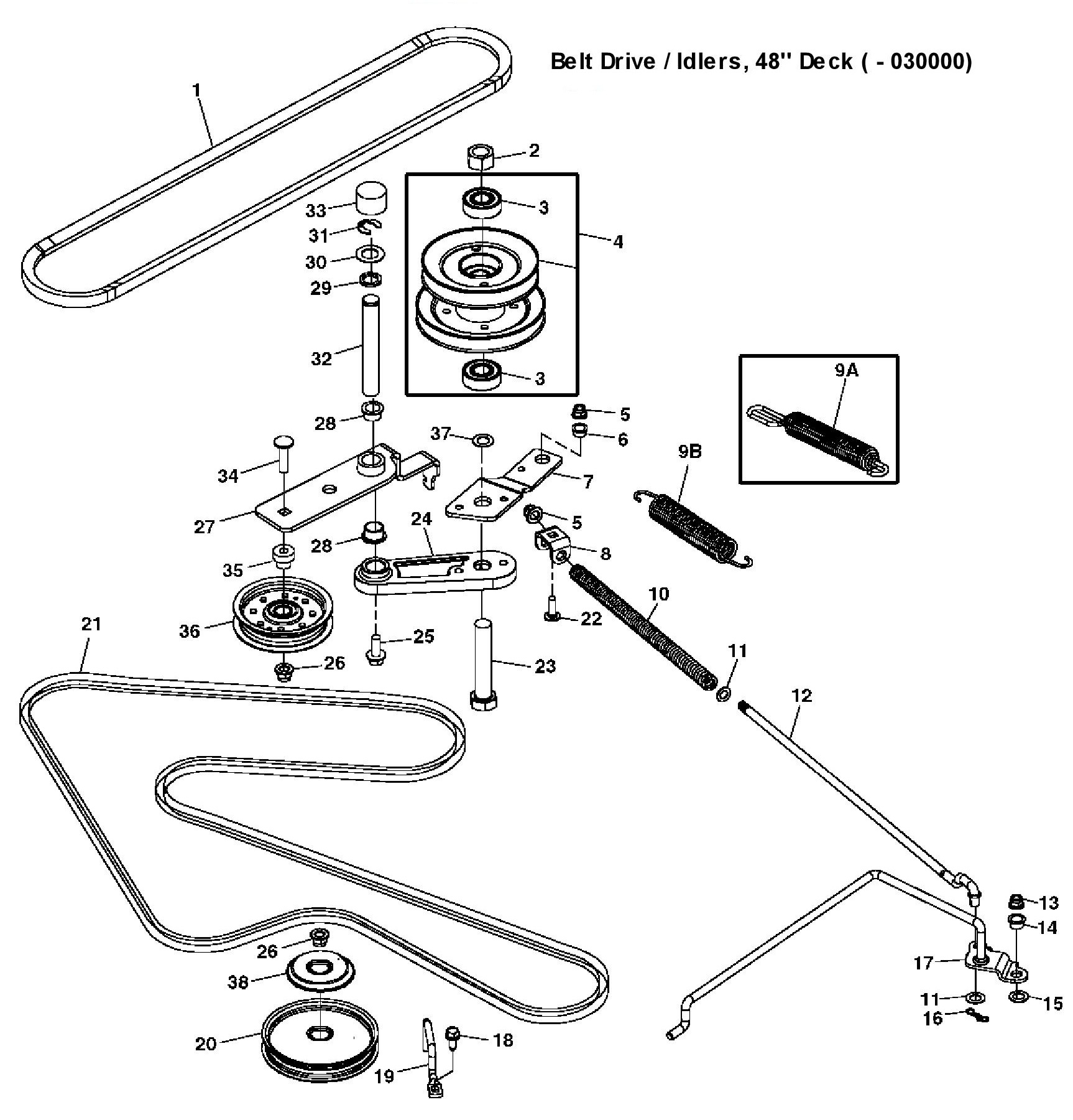 John Deere X320 Parts Diagram - Heat exchanger spare parts